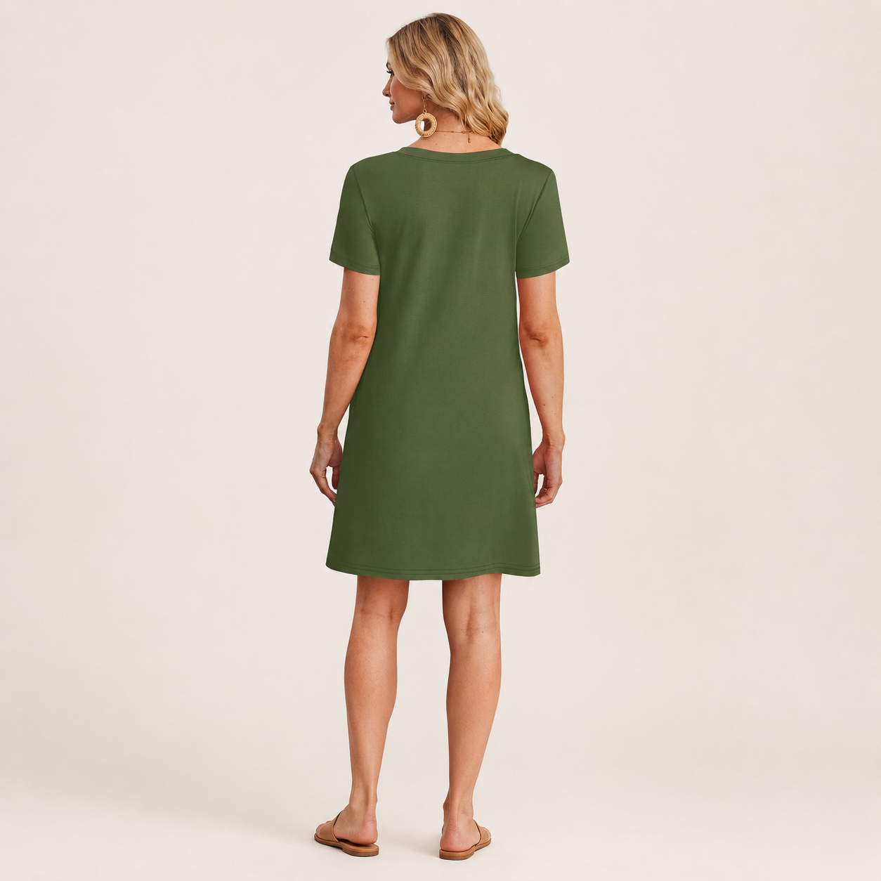 Casual Loose Boho Summer Dress For Women With Pockets
