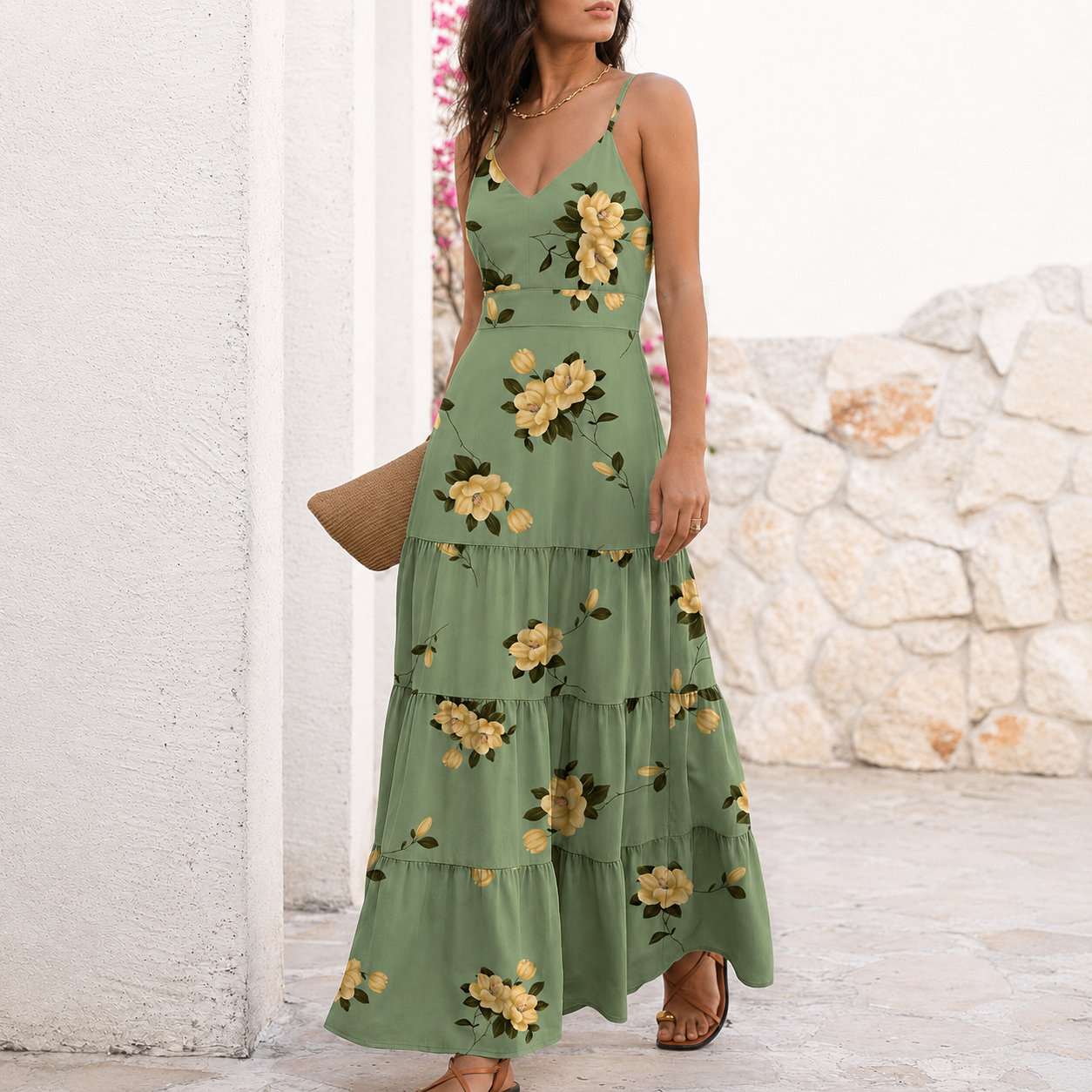 Casual Maxi Smocked Dress For Women