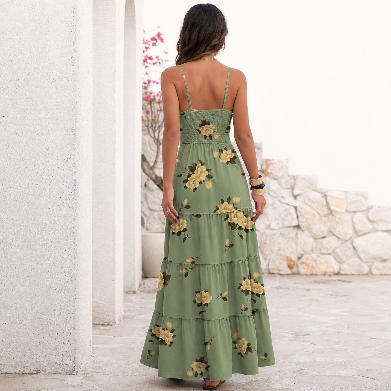 Casual Maxi Smocked Dress For Women