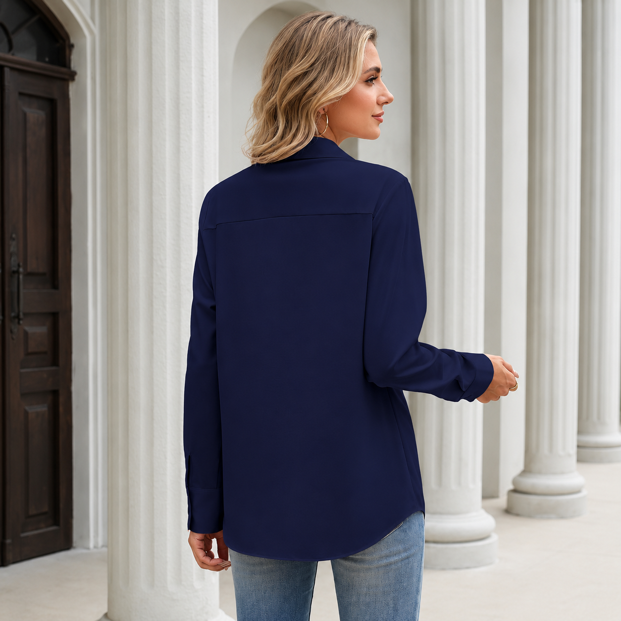 Casual Button Down Top For Everyday Outfits For Women