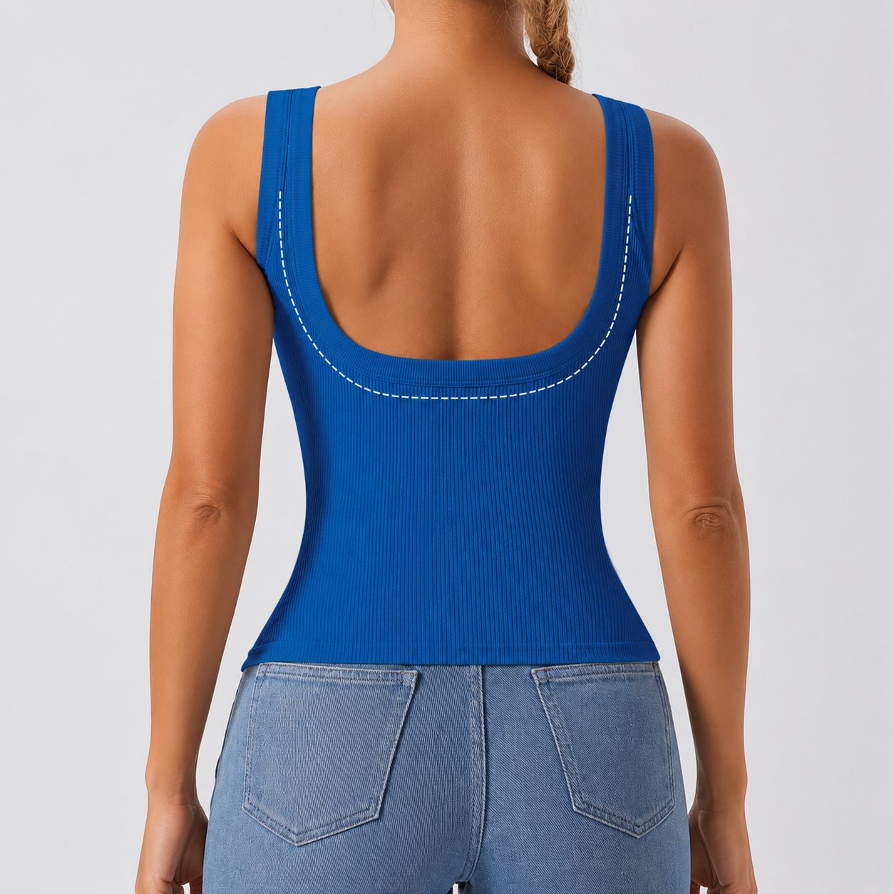 Slim Fit Removable Pad Layering Vest For Women