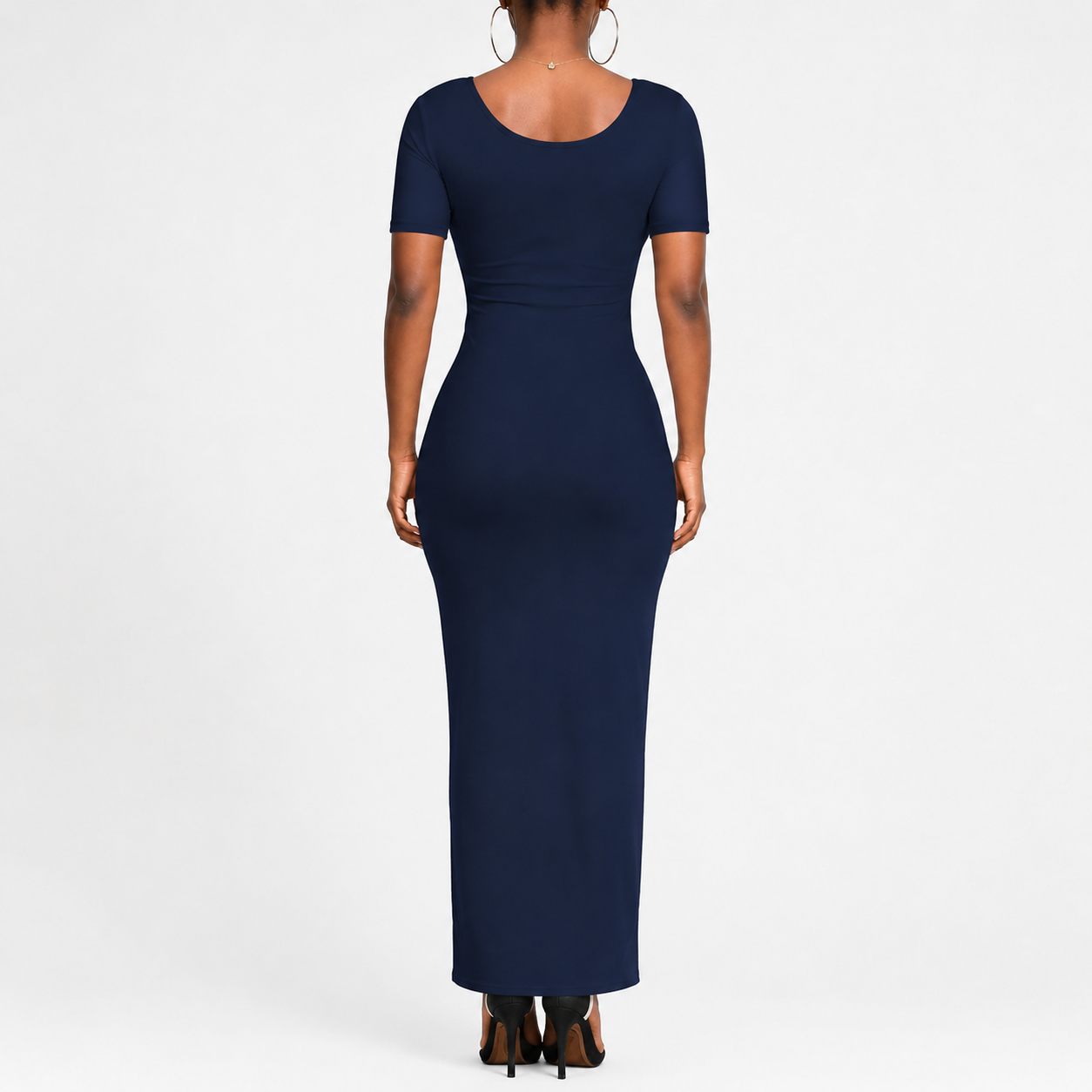 Casual Fitted Bodycon Short Sleeve Dress For Women
