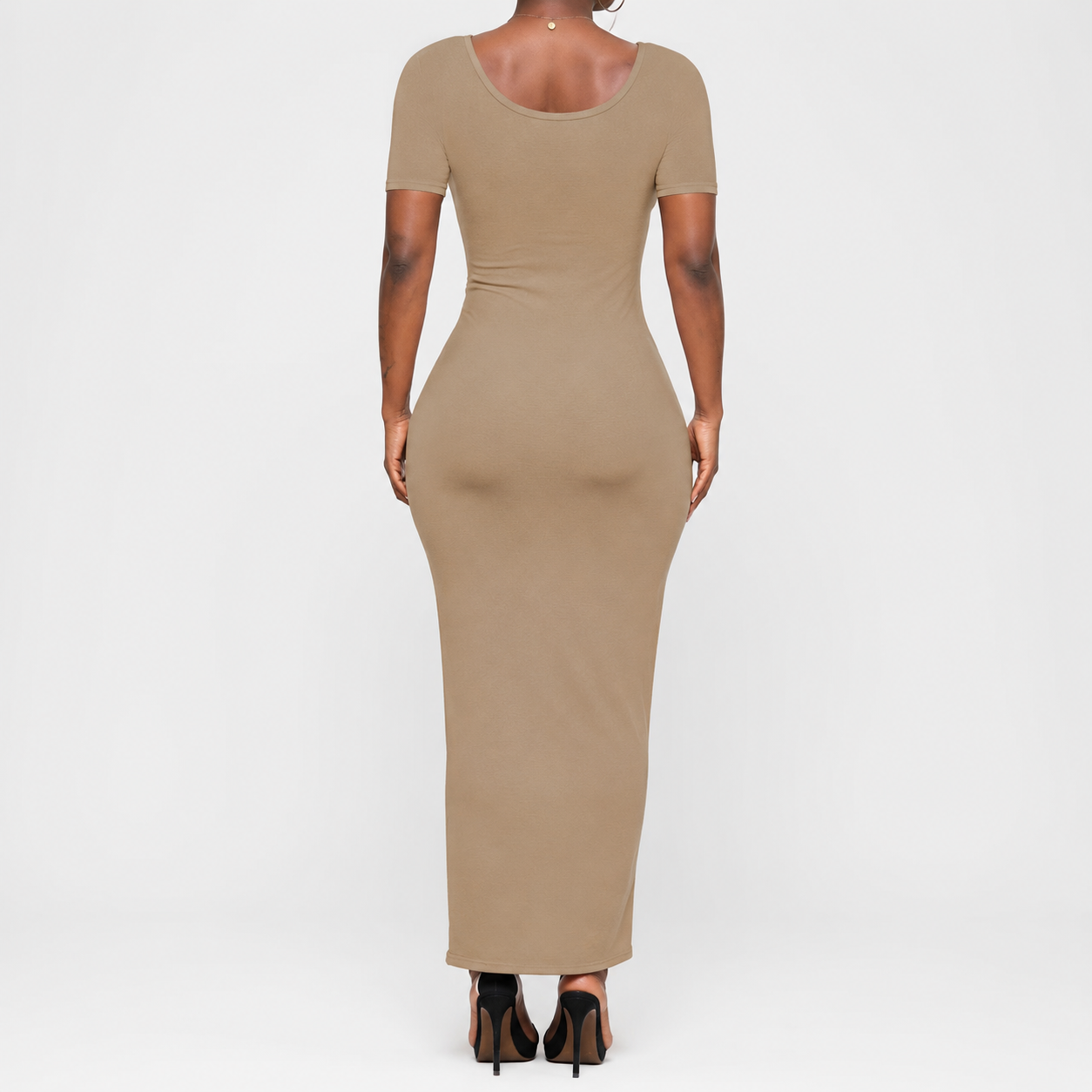 Casual Fitted Bodycon Short Sleeve Dress For Women