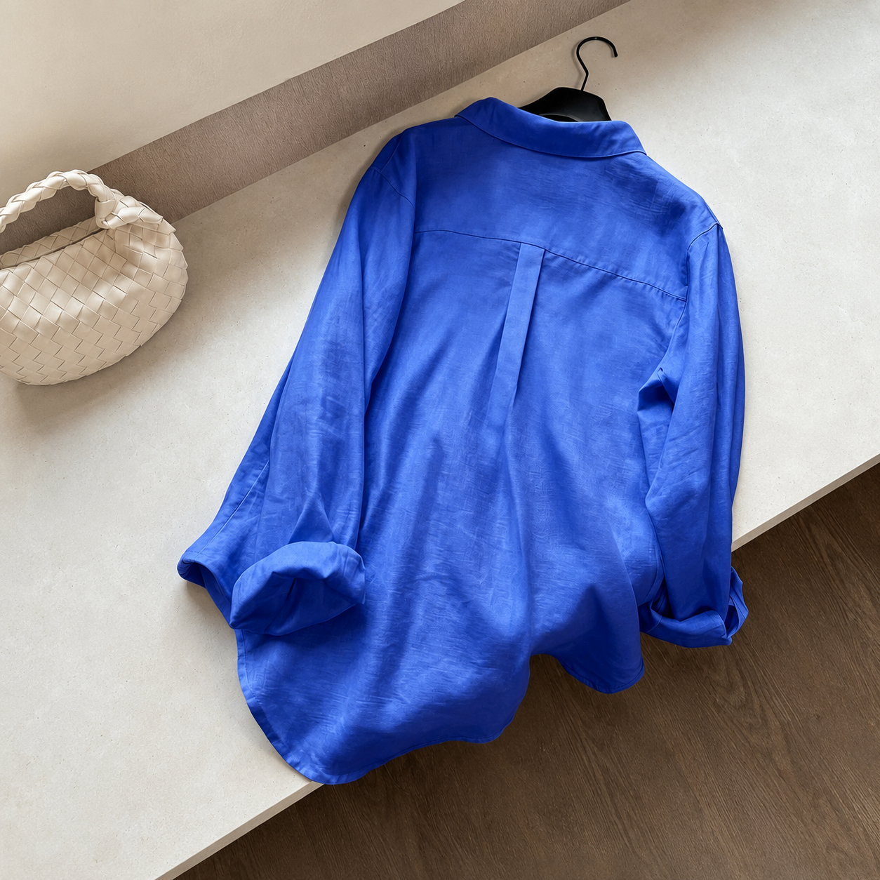 Casual Solid Front Shirt With Button For Women