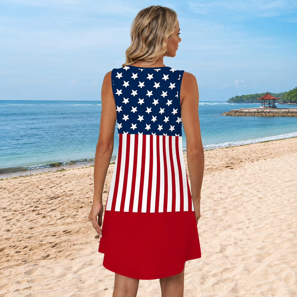 Summer Loose Sleeveless Dress For Women