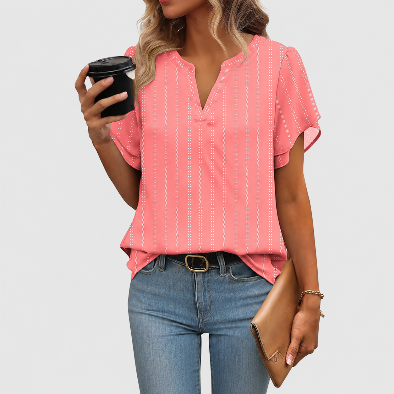 Casual Short Sleeve Shirts For Women