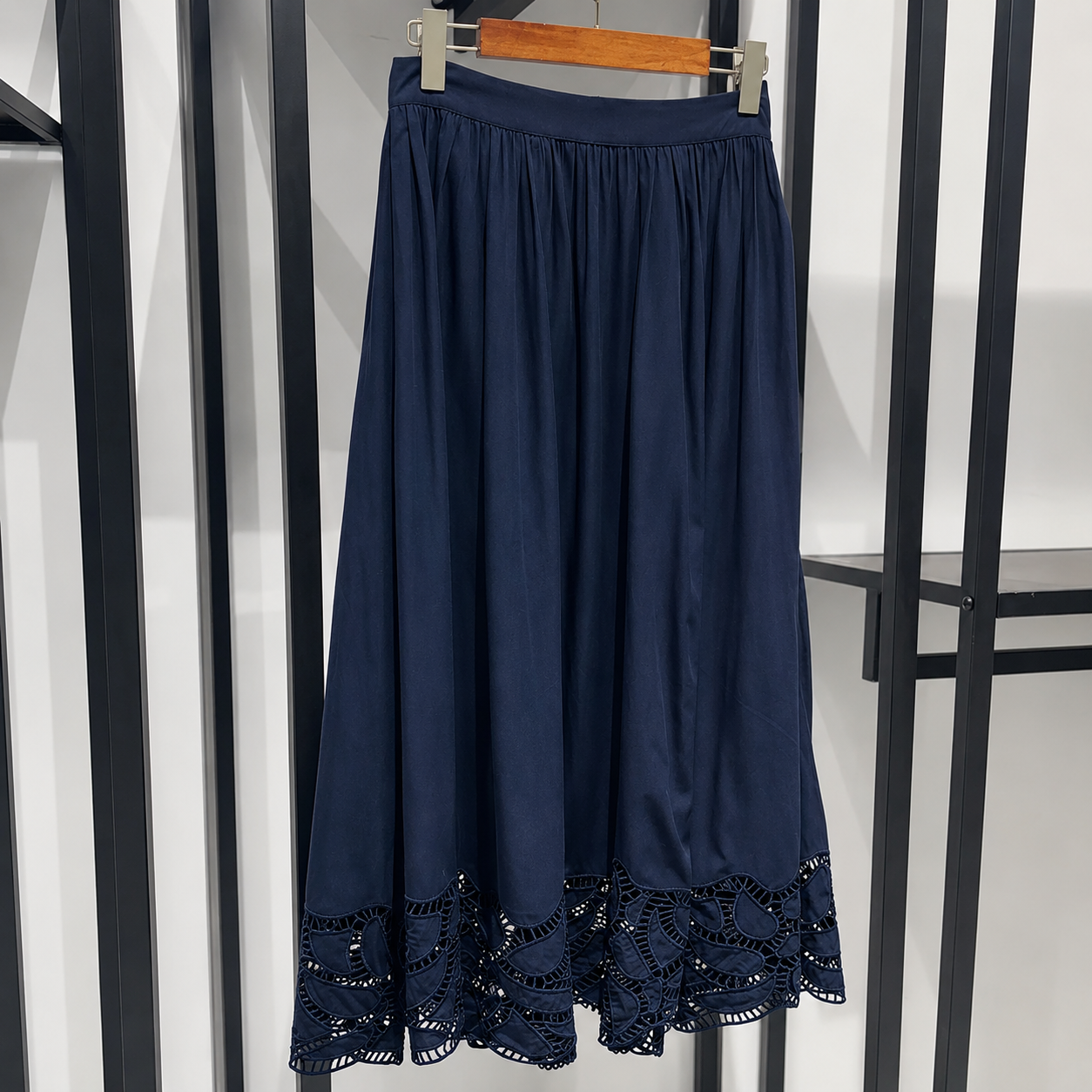 Lace Trim Sleeveless Tank Top and Midi Skirt Matching Summer Set