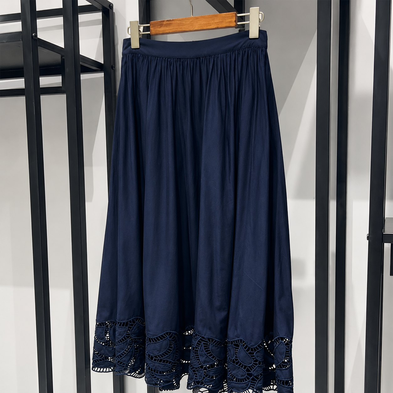 Lace Trim Sleeveless Tank Top and Midi Skirt Matching Summer Set