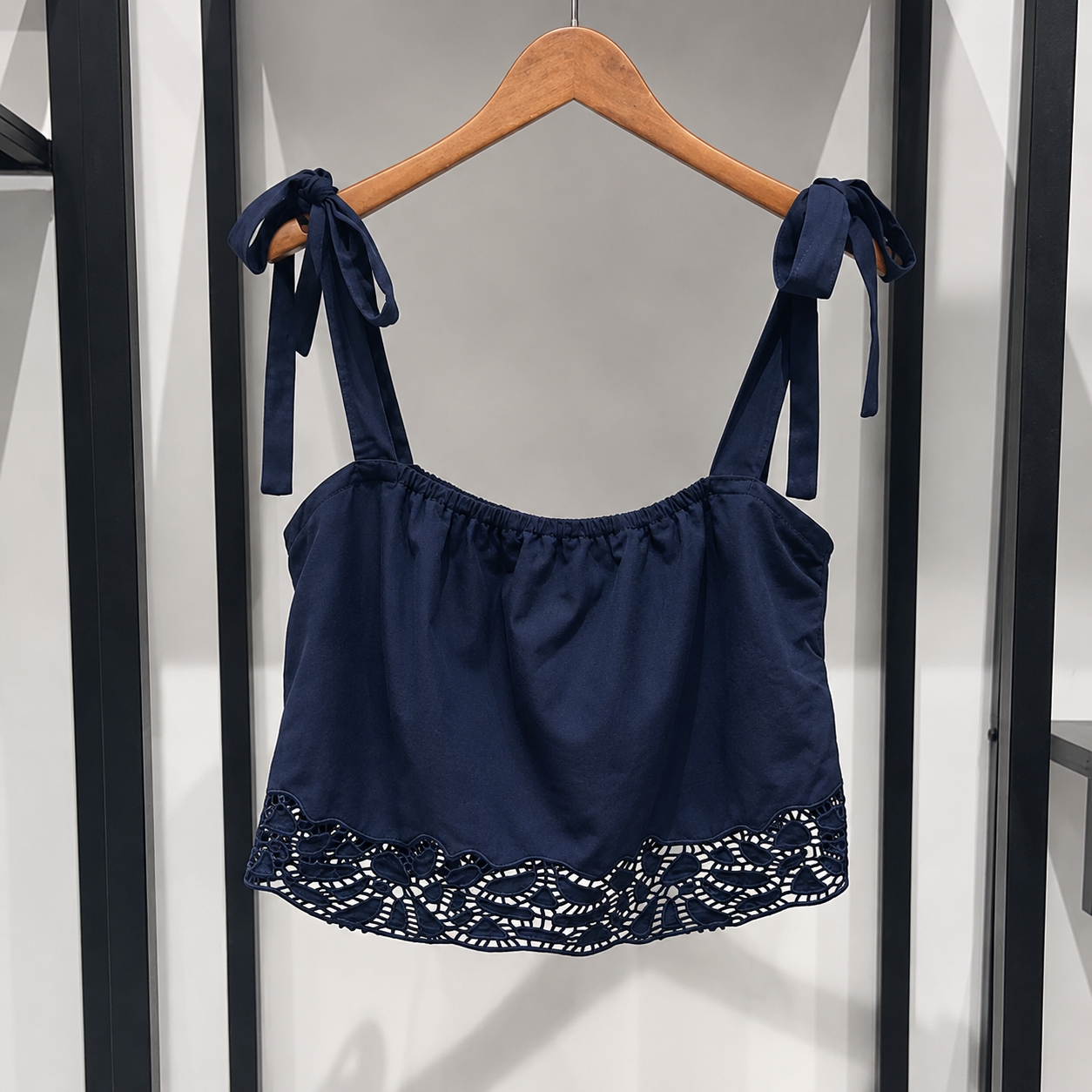 Lace Trim Sleeveless Tank Top and Midi Skirt Matching Summer Set