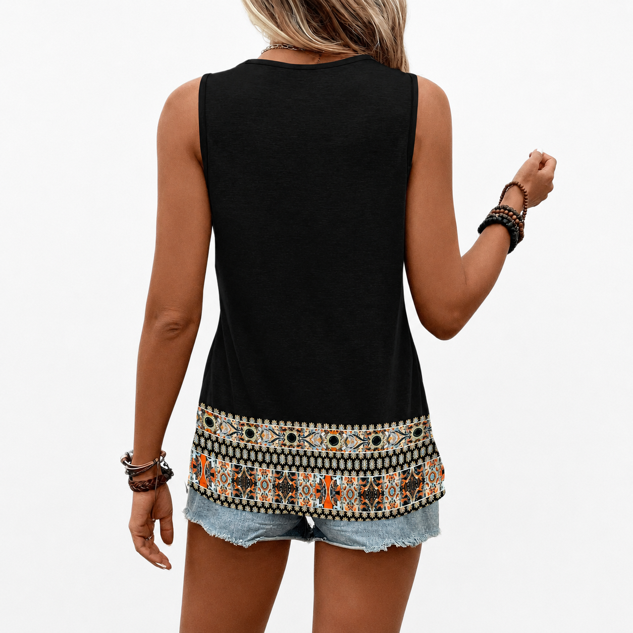 Casual Minimalist Crew Style Tank Top For Women
