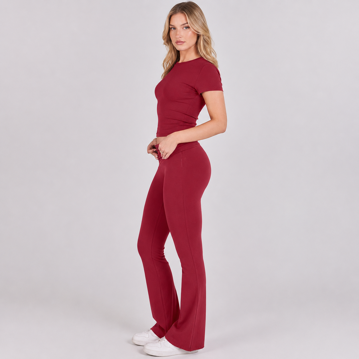 2 Piece Yoga Workout Matching Outfit Set For Women