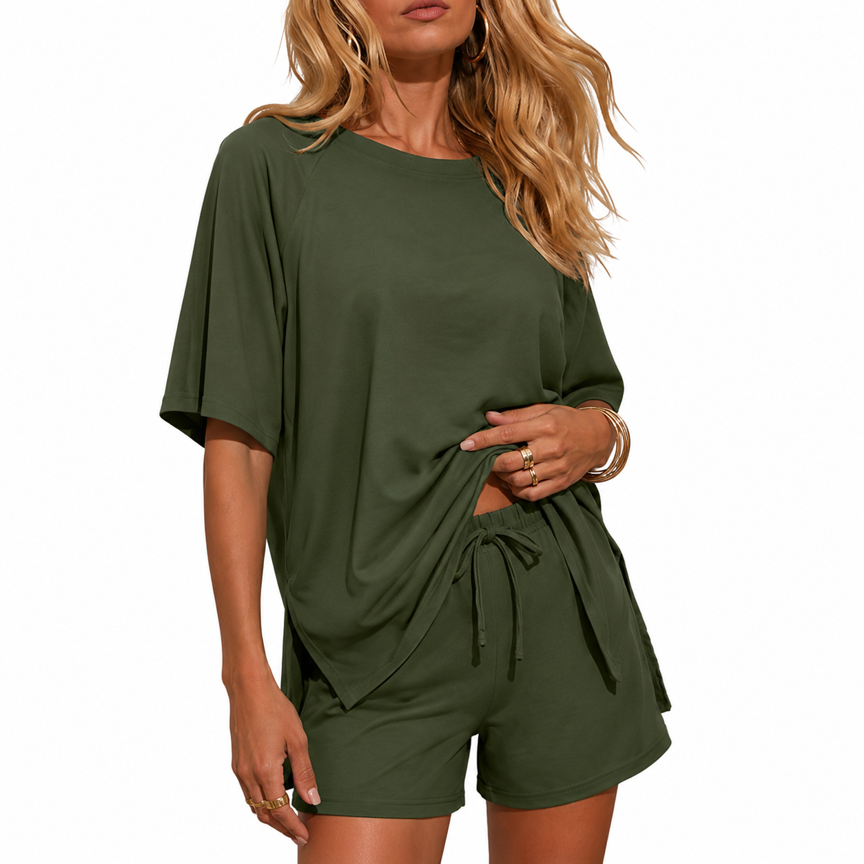 Moisture Wicking Summer Matching Short Outfit Set
