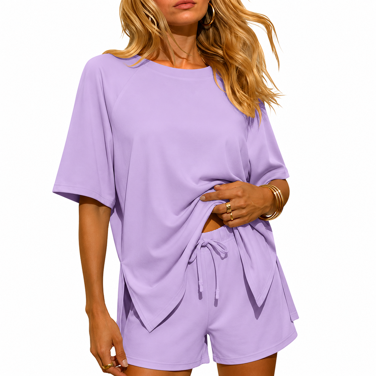 Moisture Wicking Summer Matching Short Outfit Set