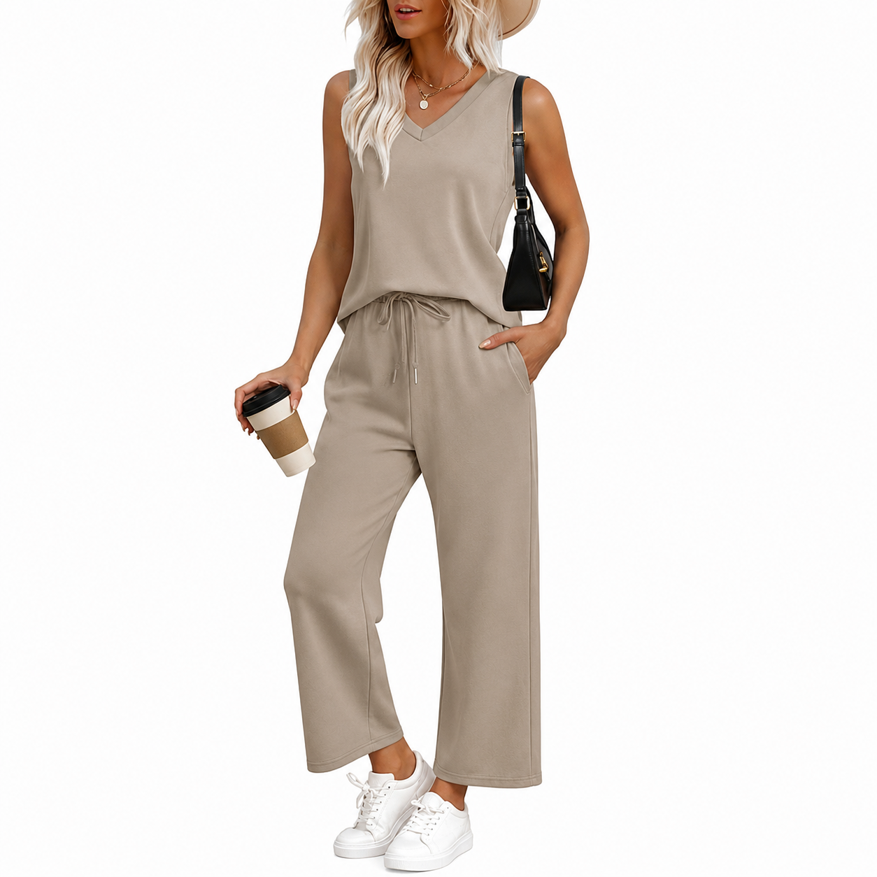 Casual Vacation Two Piece Matching Outfit Set