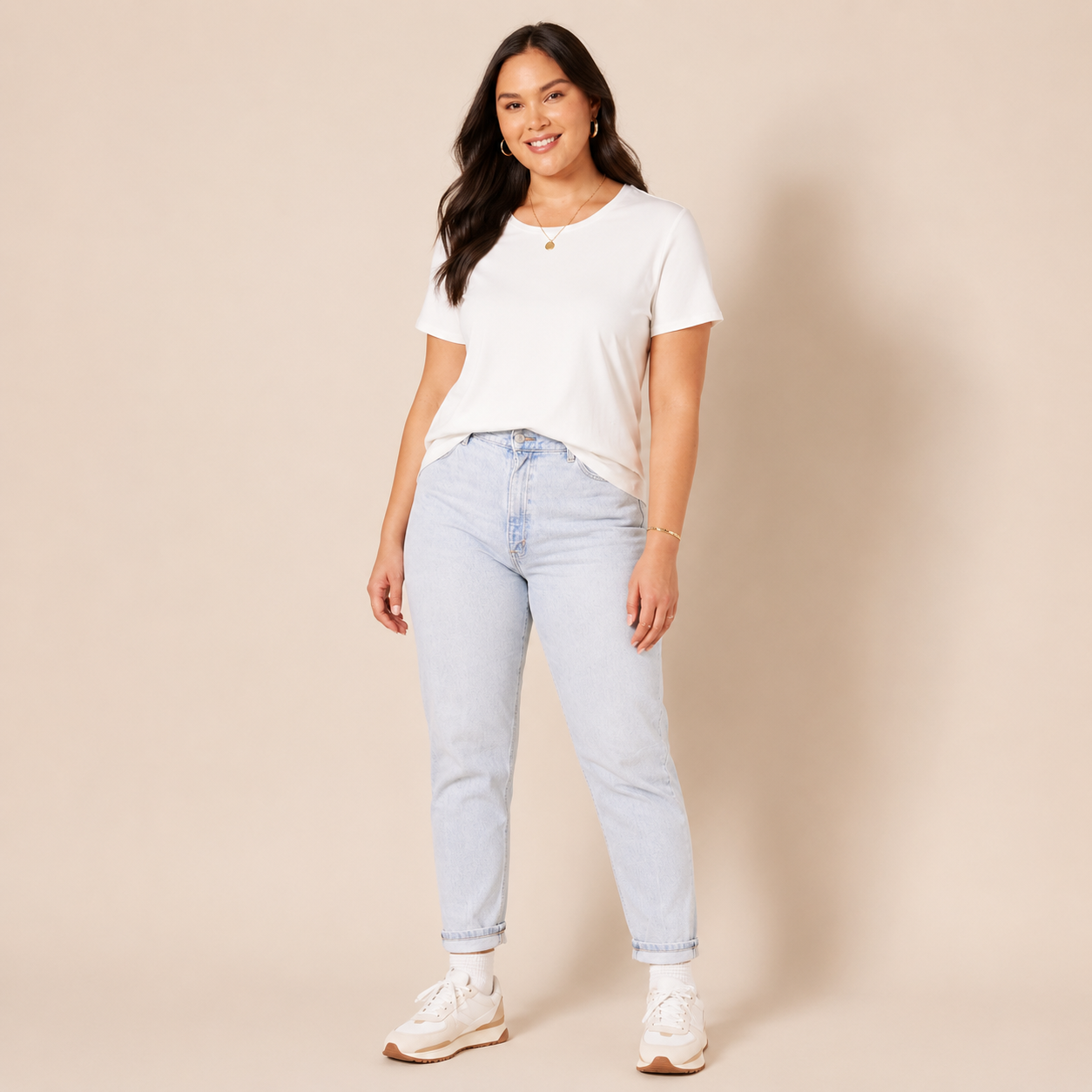 Pack Of 2 Short Sleeve Crewneck T Shirts For Women