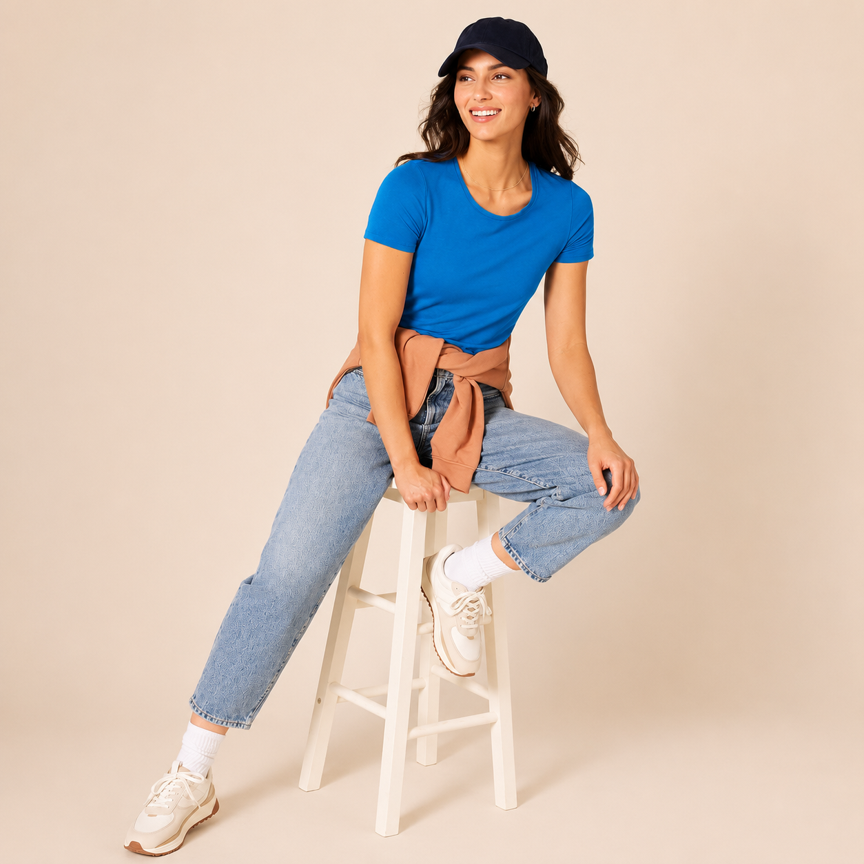 Pack Of 2 Short Sleeve Crewneck T Shirts For Women