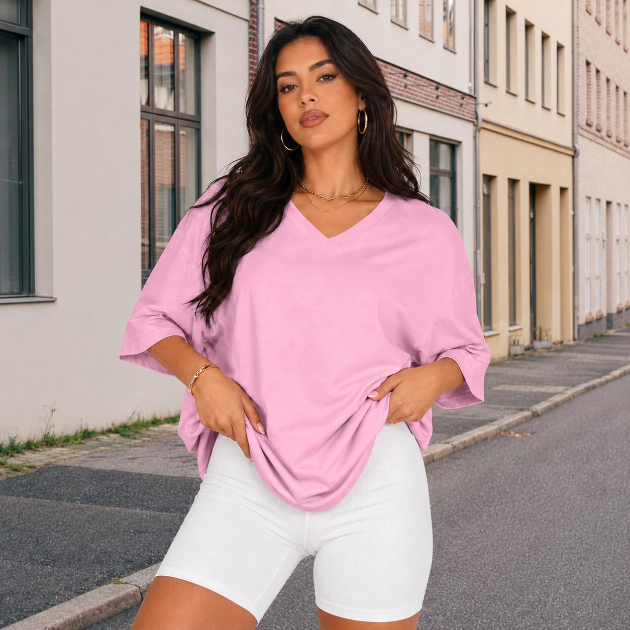 Oversized Loose Summer Short Sleeve T Shirts For Women