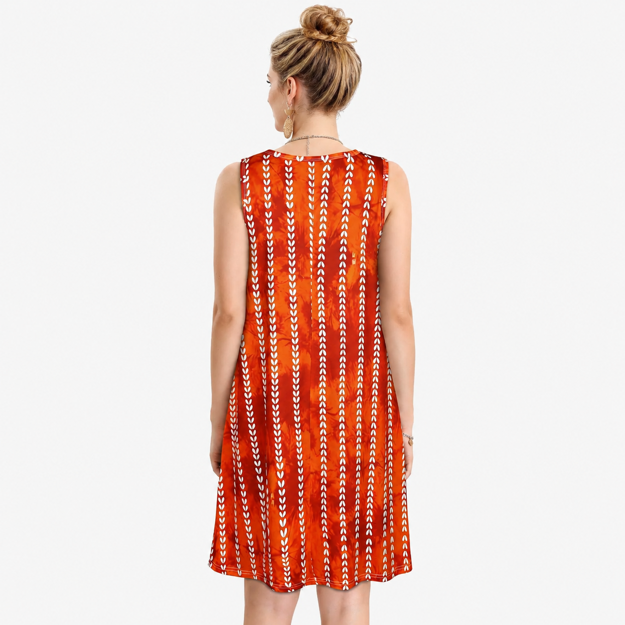 Casual Loose Fit Beach Dress With Pockets For Women