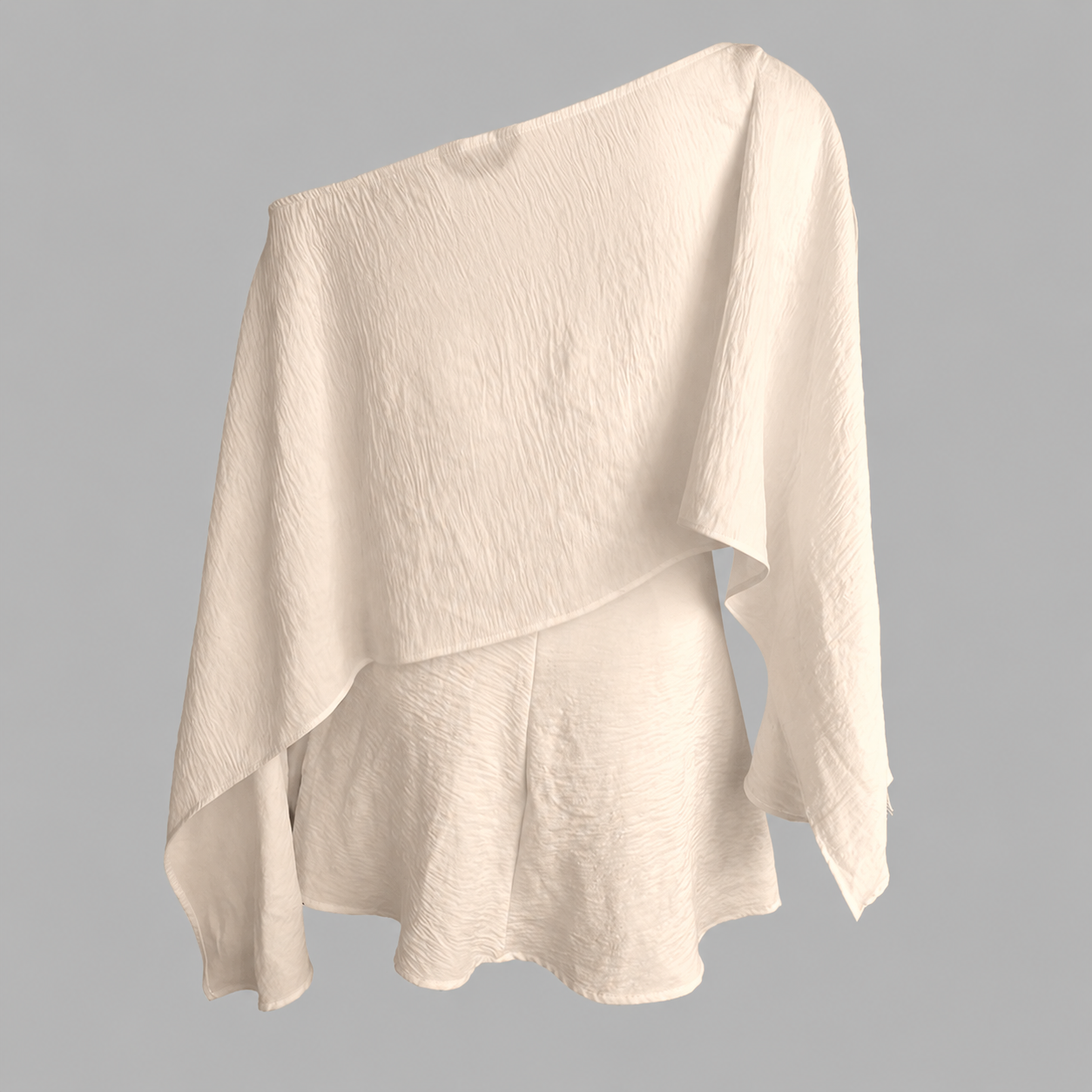 3 Piece Batwing Sleeve Top And Skort Set For Women