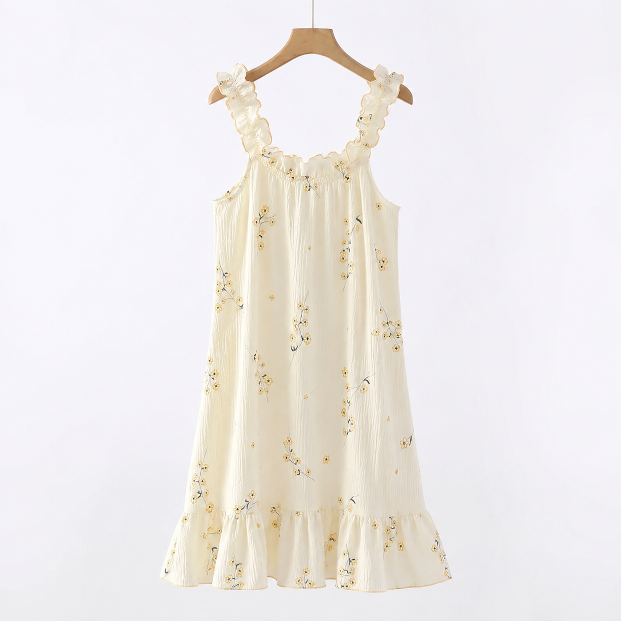 Sleeveless Printed Camisole Nightgown For Women