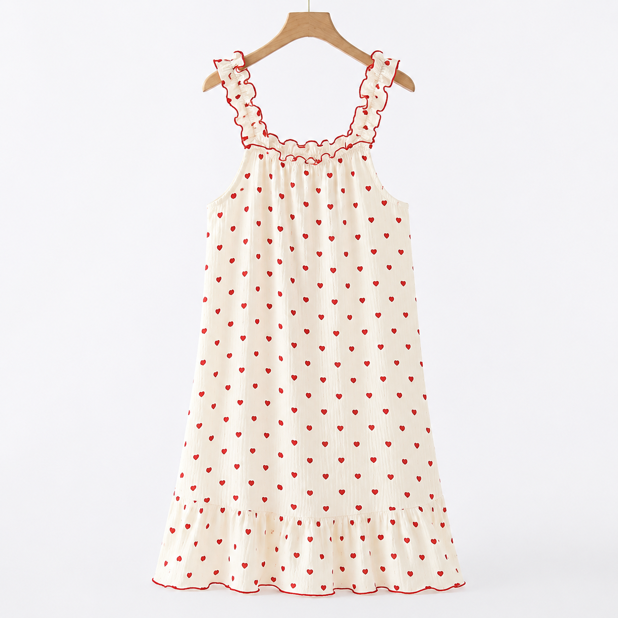 Sleeveless Printed Camisole Nightgown For Women