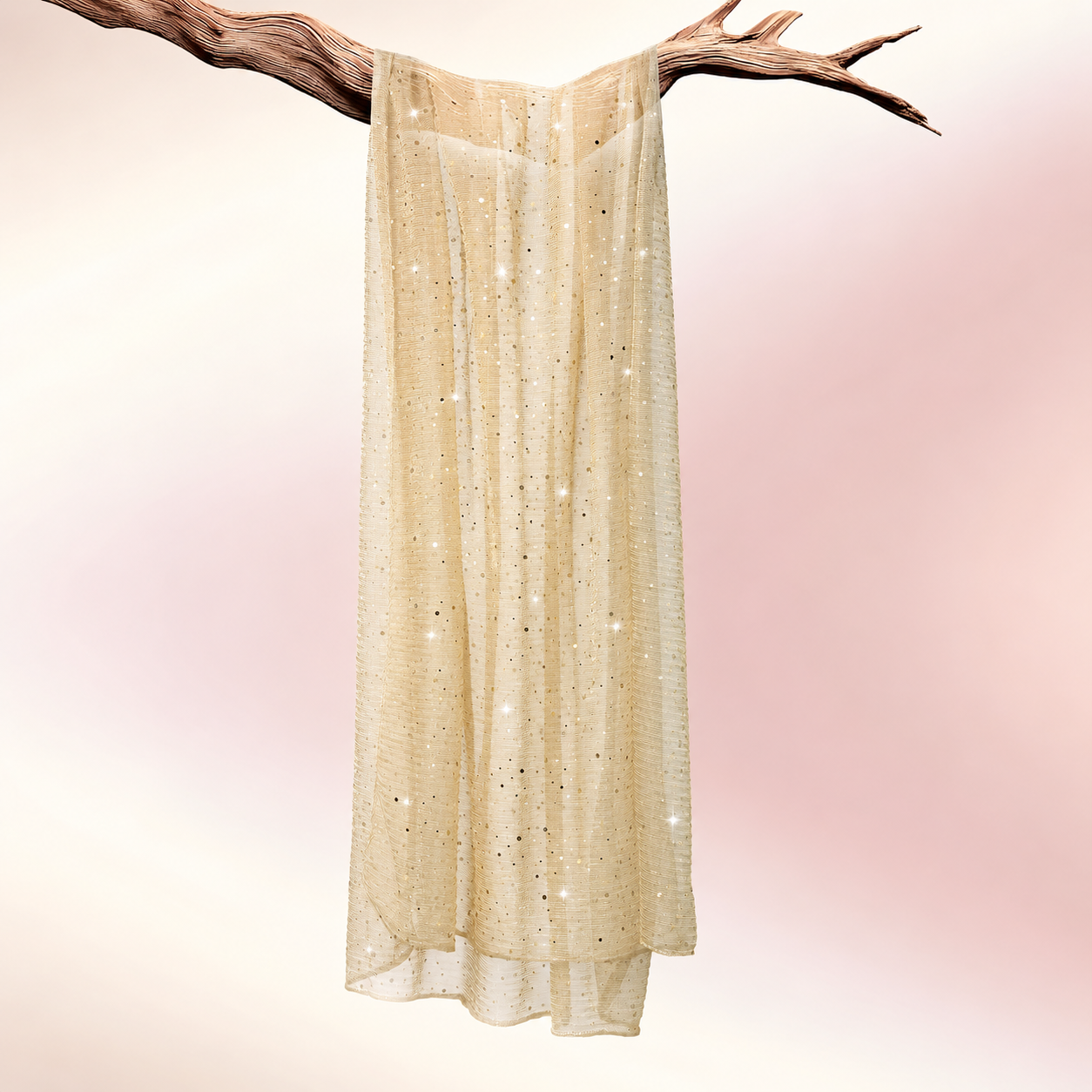 Sparkly Sheer Shawl Wrap For Women