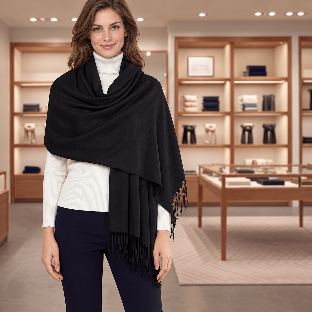 Soft Pashmina Shawl Wraps For Women