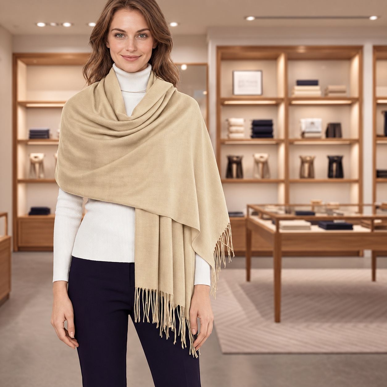 Soft Pashmina Shawl Wraps For Women