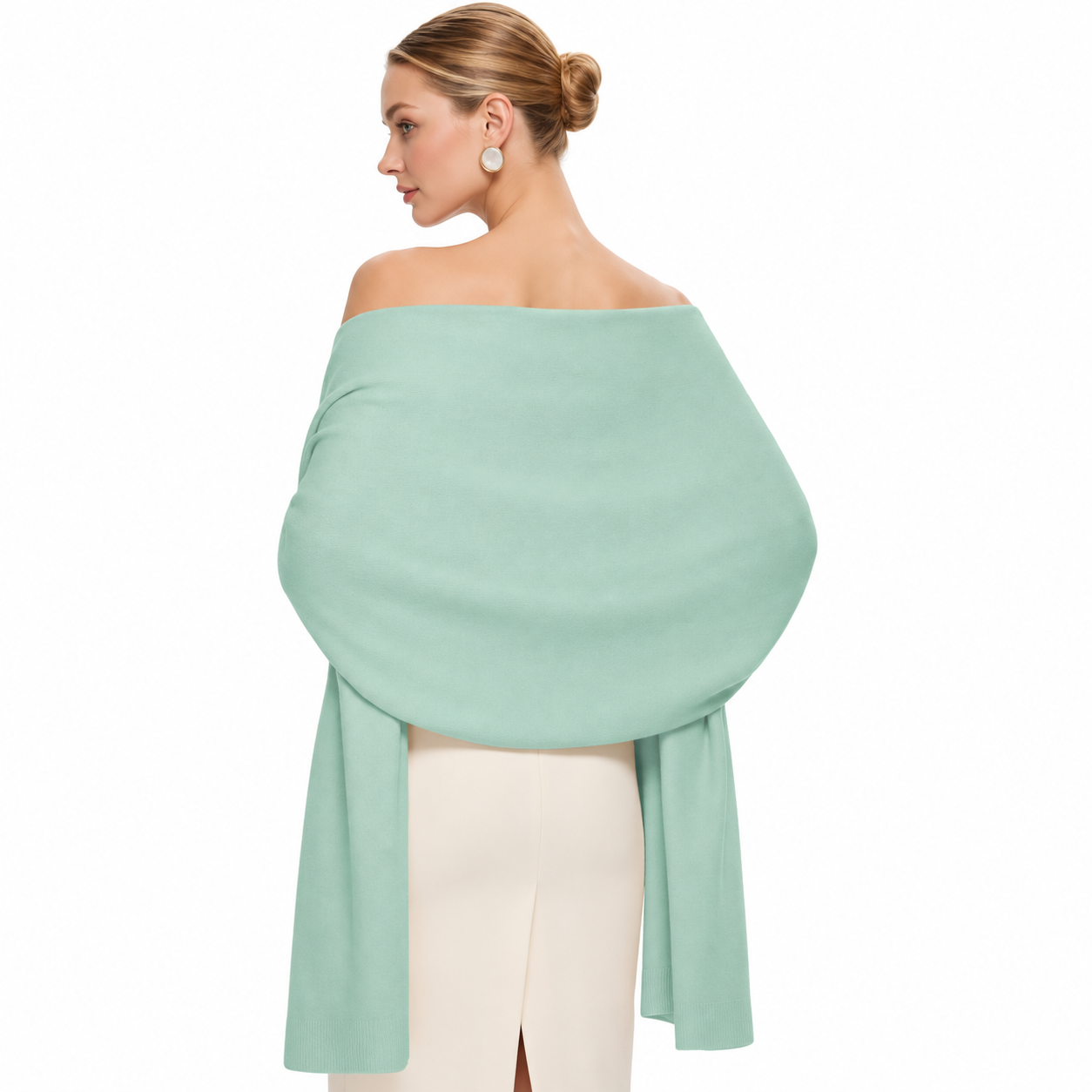 Casual Large Pashmina Bridal Shawl Wrap For Women