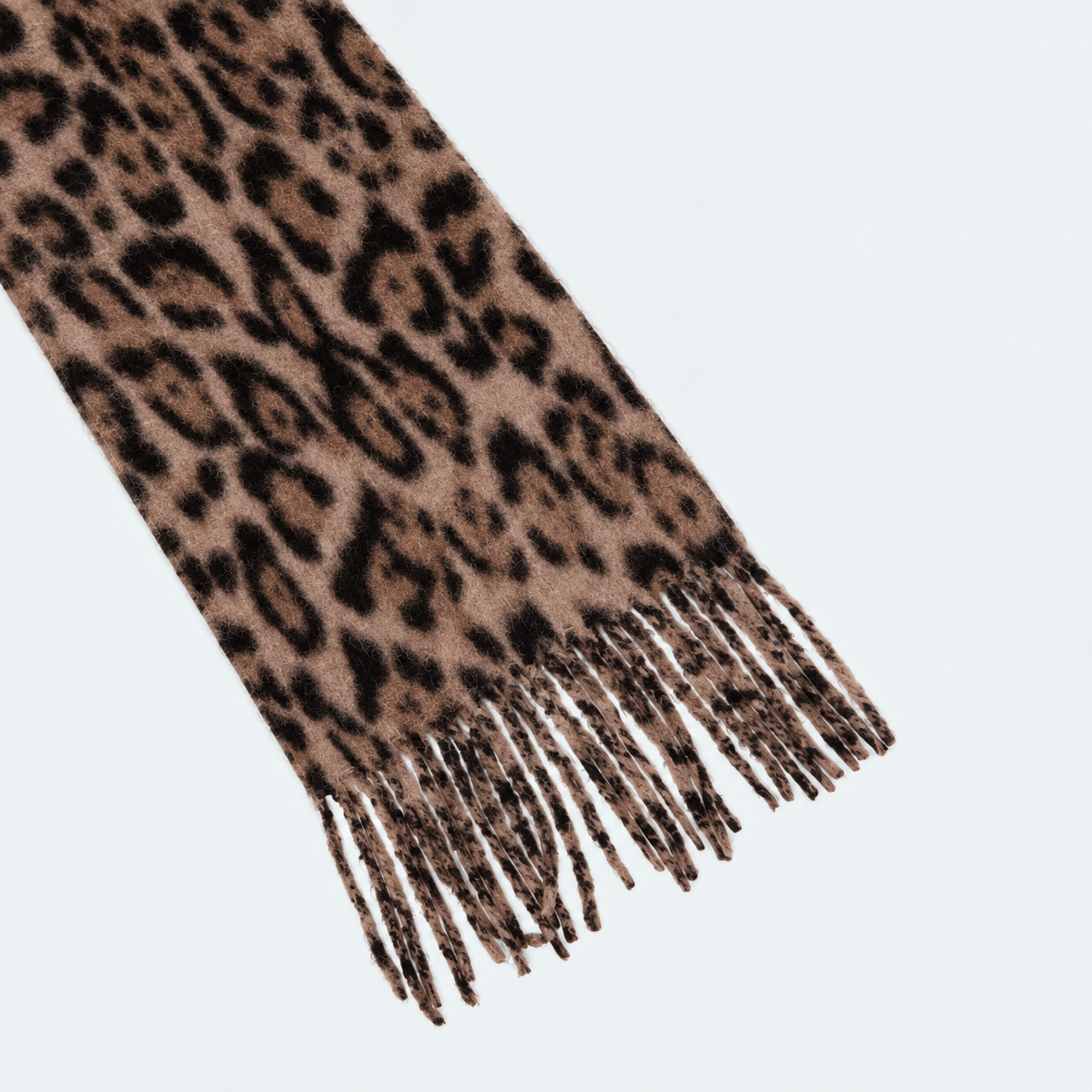 Chunky Leopard Print Scarf For Women