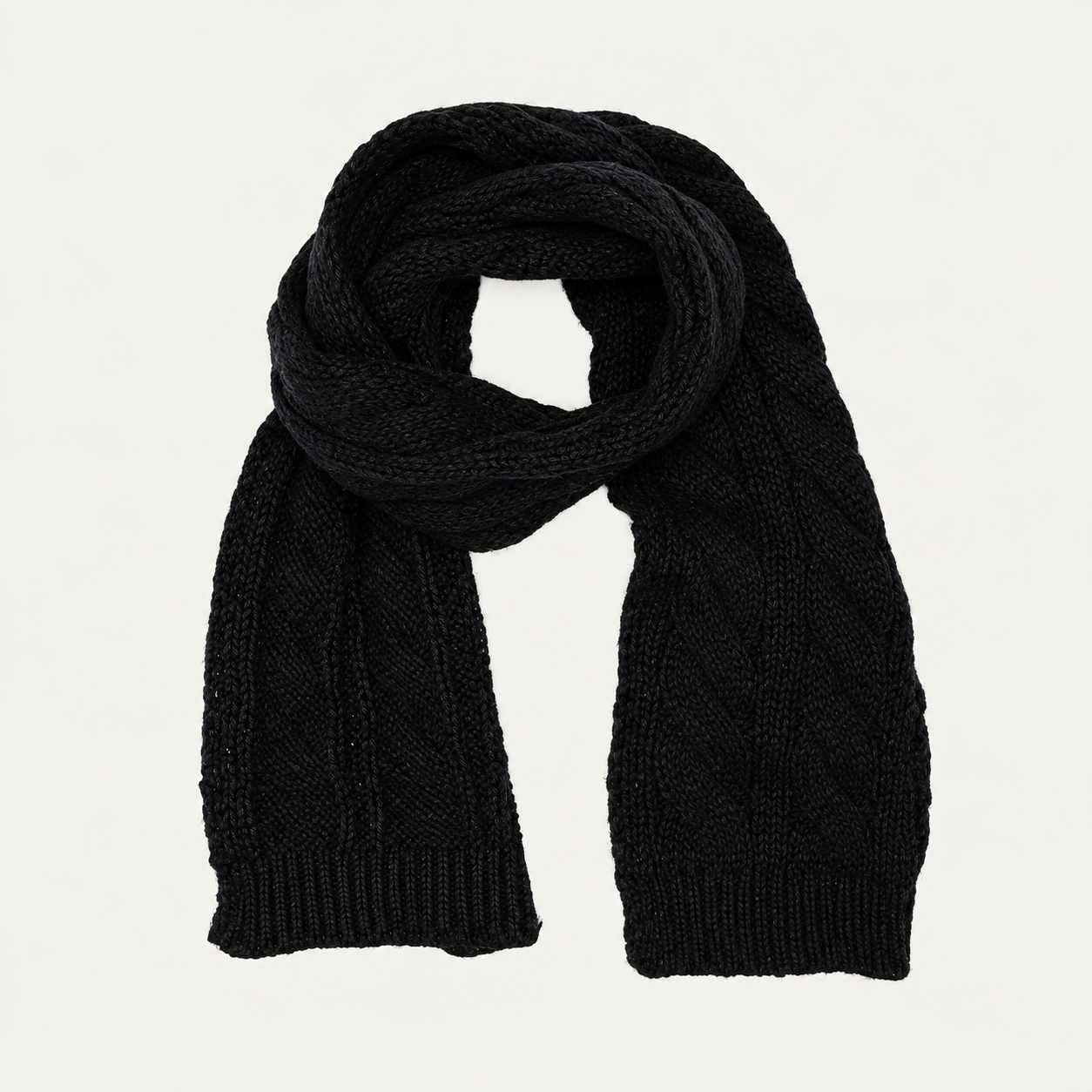 Cable Knit Everyday Casual Scarf For Women