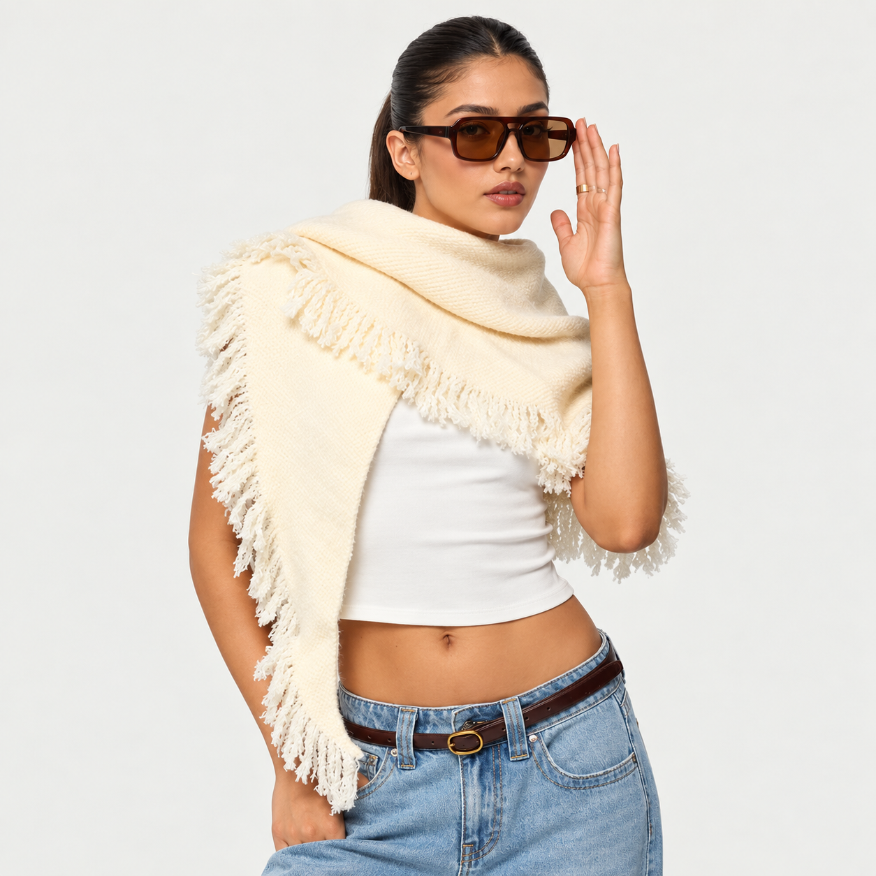 Cornelia Everyday Fringed Scarf For Women