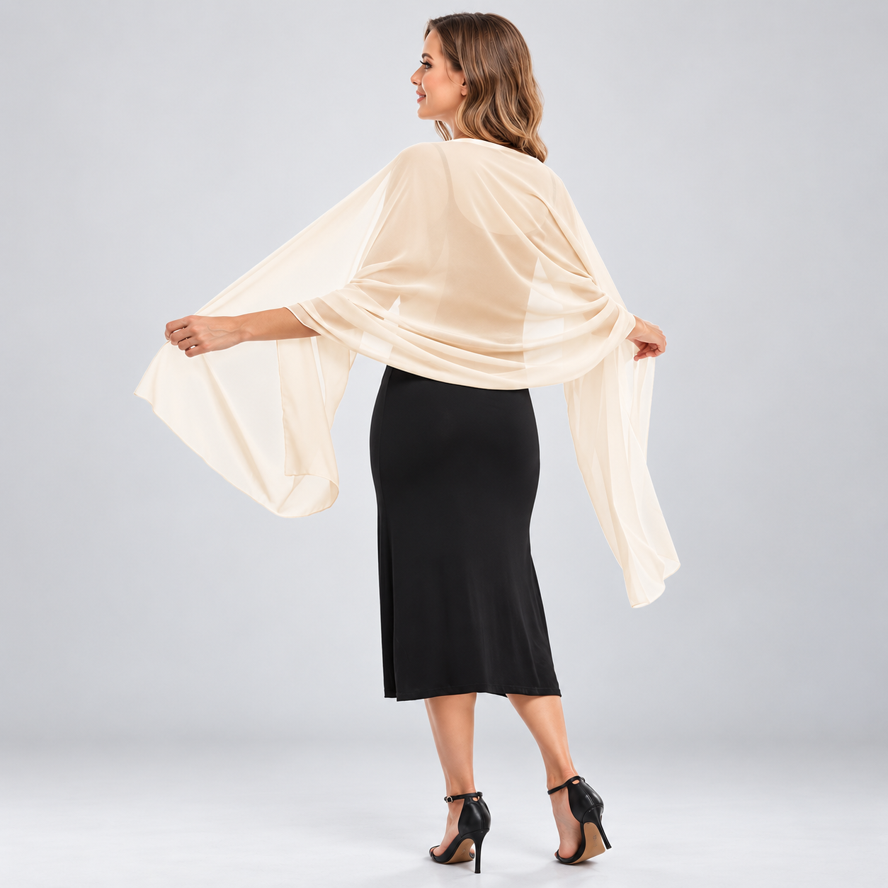 Sheer Shawl Scrafs Wrap For Women