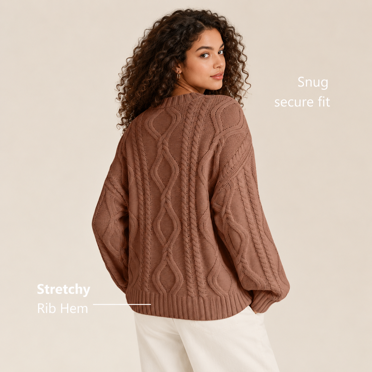 Casual Oversized Sweater For Everyday Wear For Women