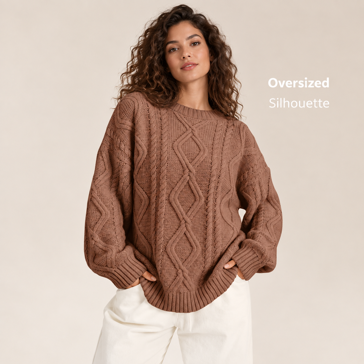 Casual Oversized Sweater For Everyday Wear For Women