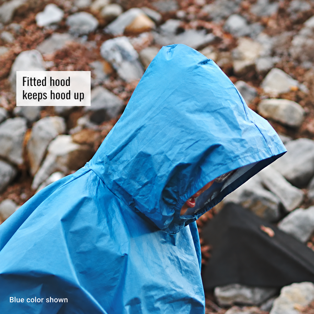 Lightweight Waterproof Reusable Rain Poncho for Women