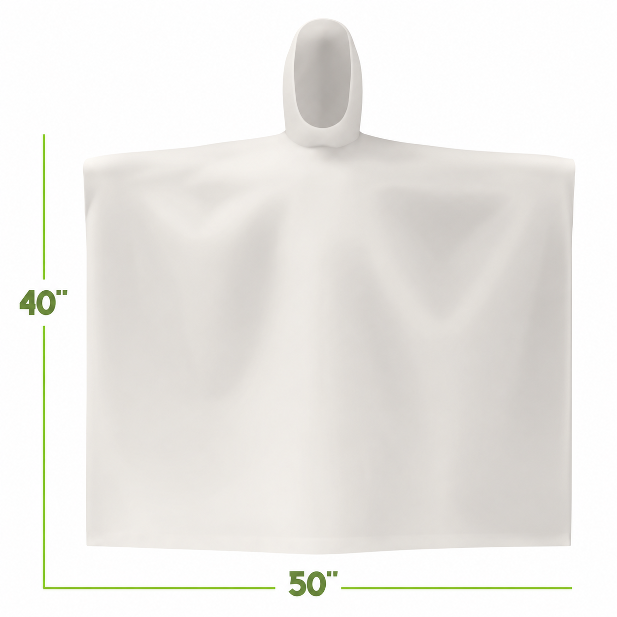 Pack of 5 Disposable Hooded Rain Ponchos for Adults