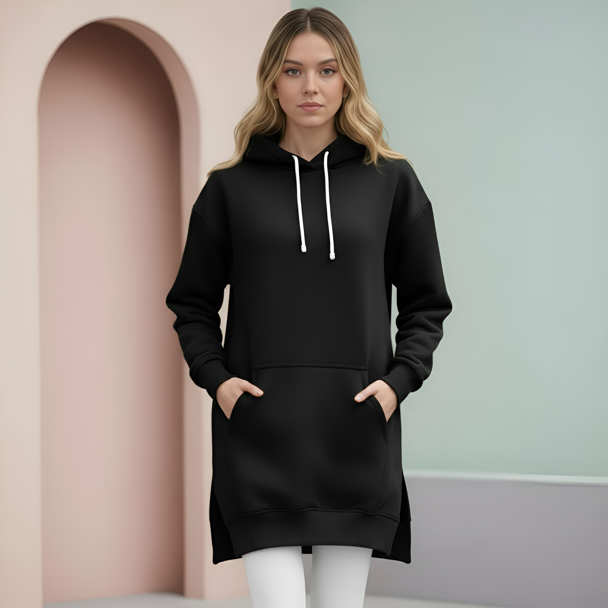 Comfy Oversized Soft Hoodie Dress