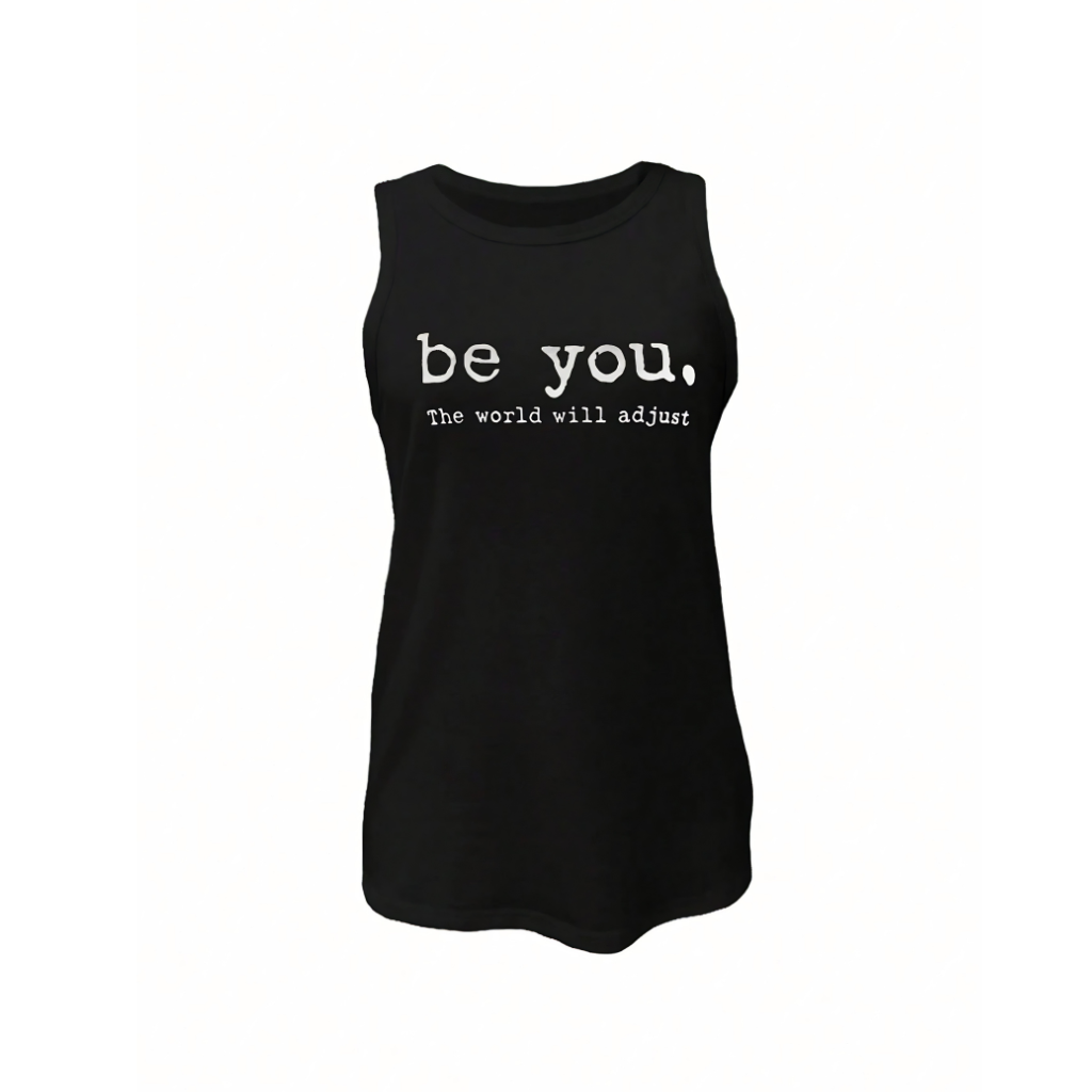 Casual Sleeveless Letter Print Tank Top For Women