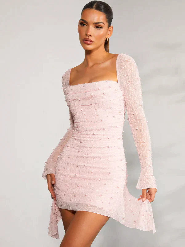 Pearl Essence Mini Dress-My Comfy Blouse