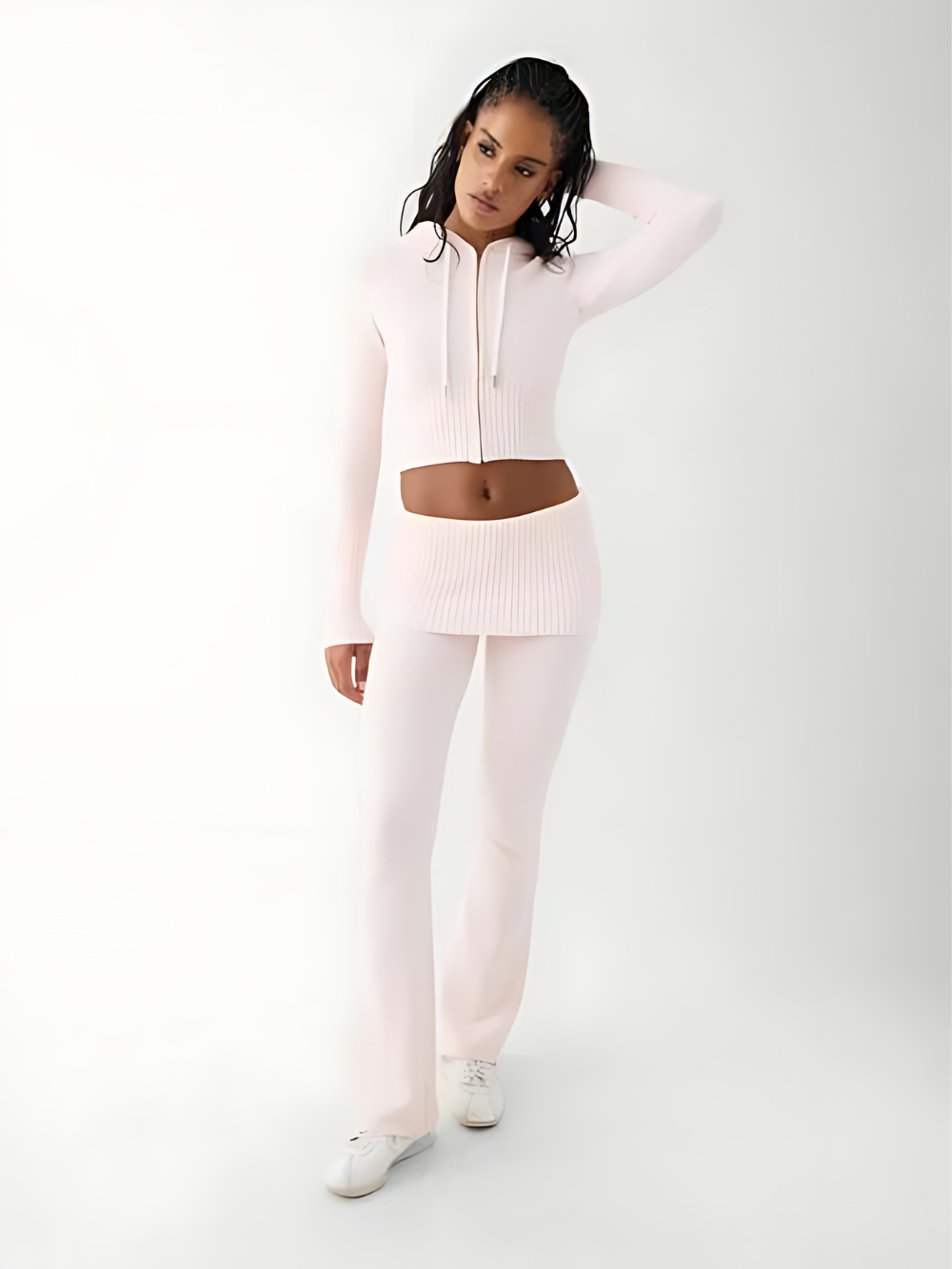 Elegant Cloud Knit Lounge Set-My Comfy Blouse