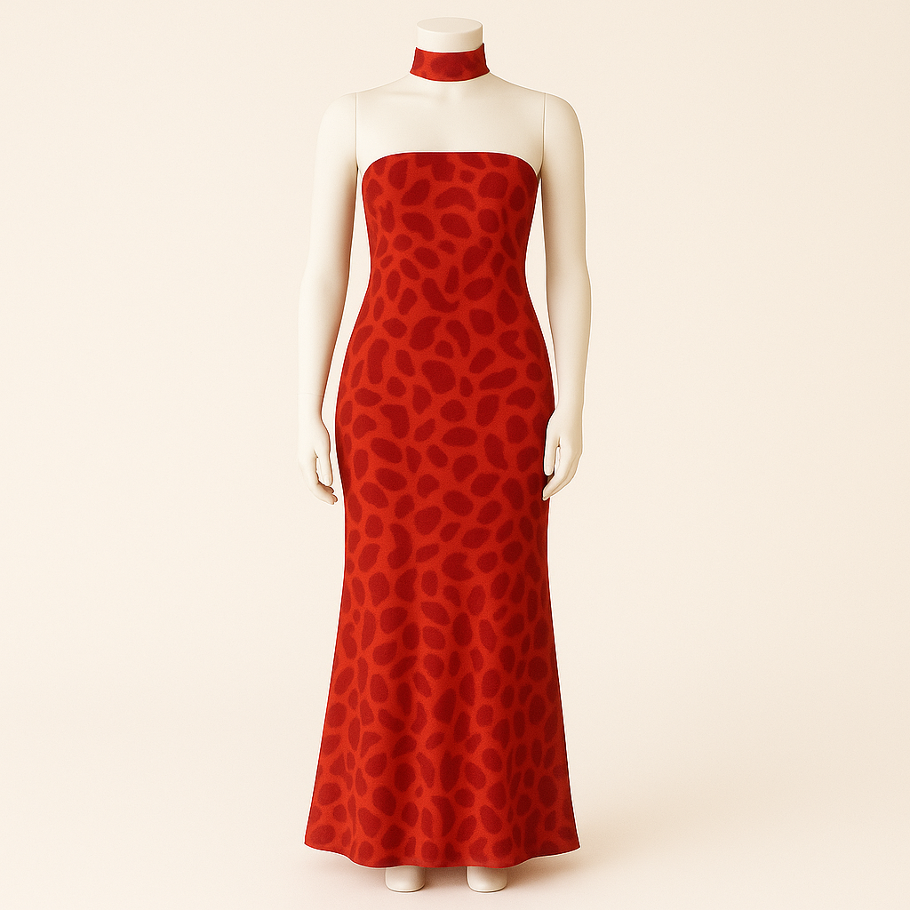 Flora Printed Strapless Maxi Dress-My Comfy Blouse