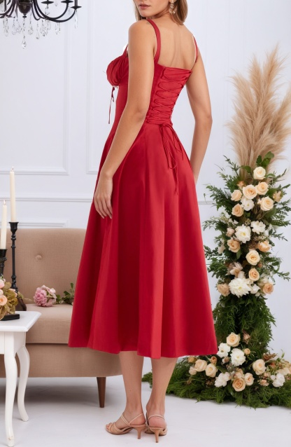 Floral Corset Style Waist Dress