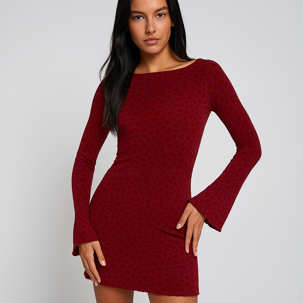 Floral Mesh Mini Dress-My Comfy Blouse