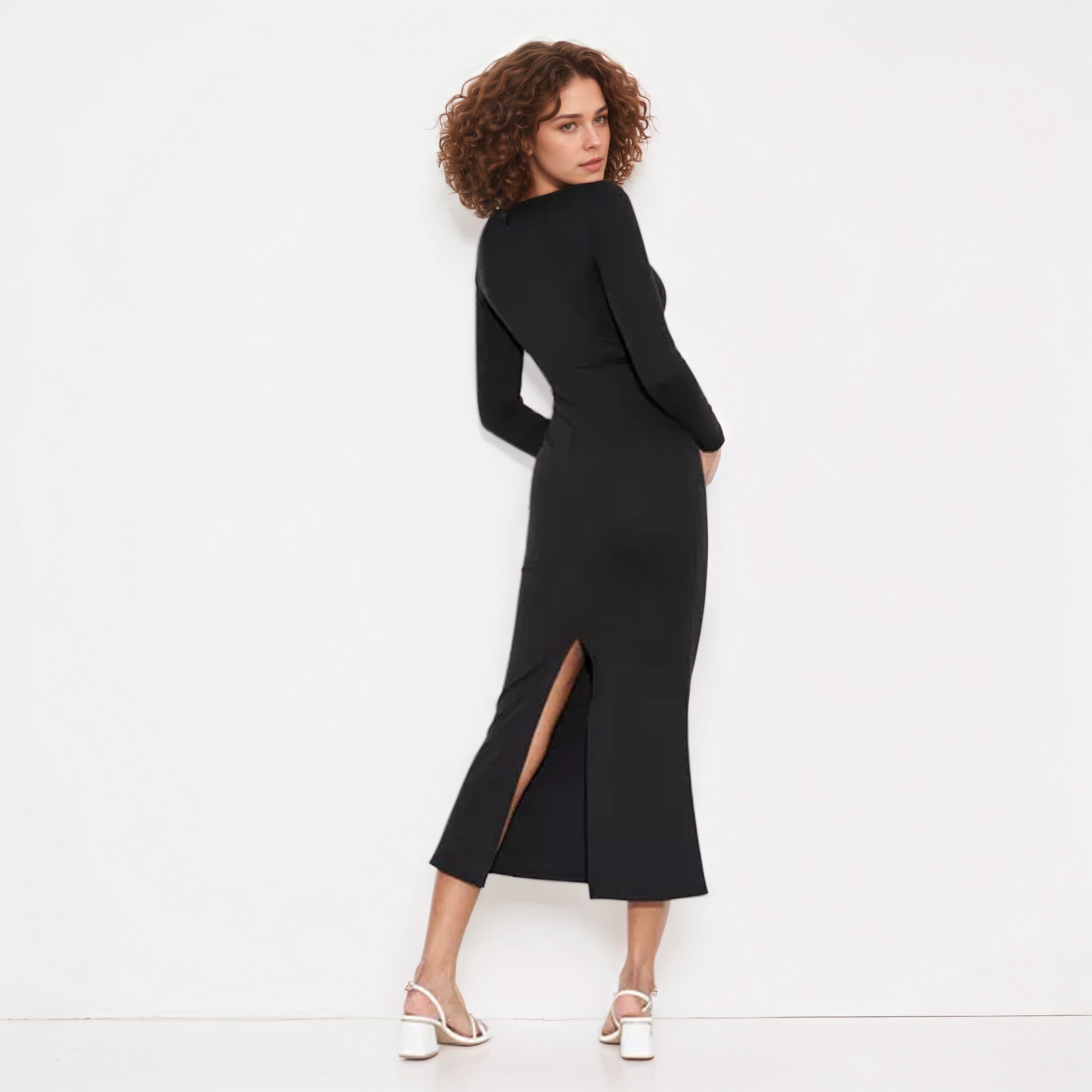 Long Sleeve ButterBliss Maxi Bodycon Dress-My Comfy Blouse