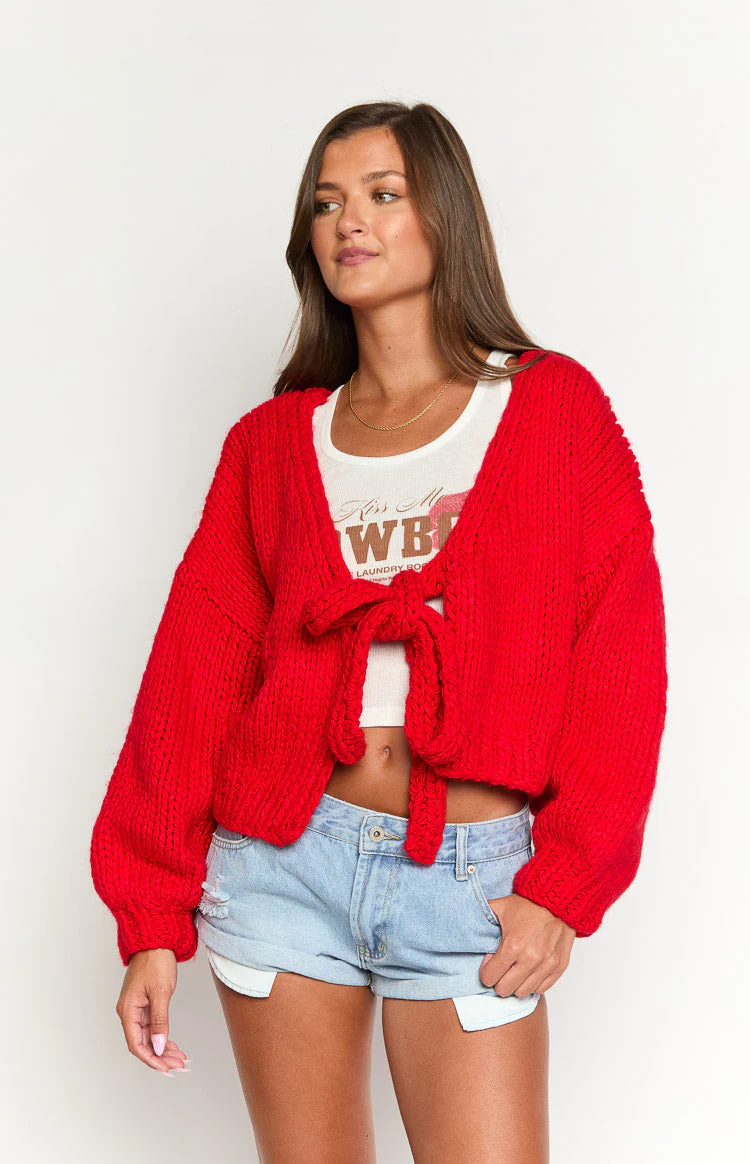 Cozy Holiday Knit Sweater For Casual Outfits