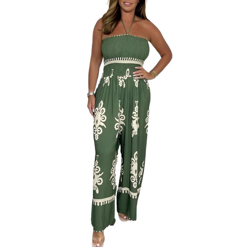 Jumpsuit With Floral Embroidery-My Comfy Blouse