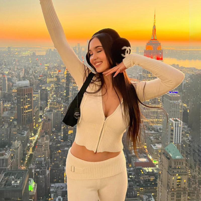 Knitted Zipper Matching Set-My Comfy Blouse