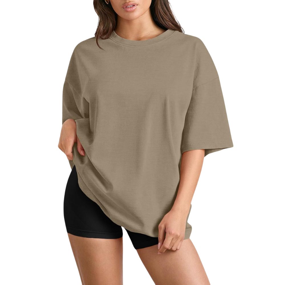 Women's Oversized Summer T Shirts Casual Tops Short Sleeves
