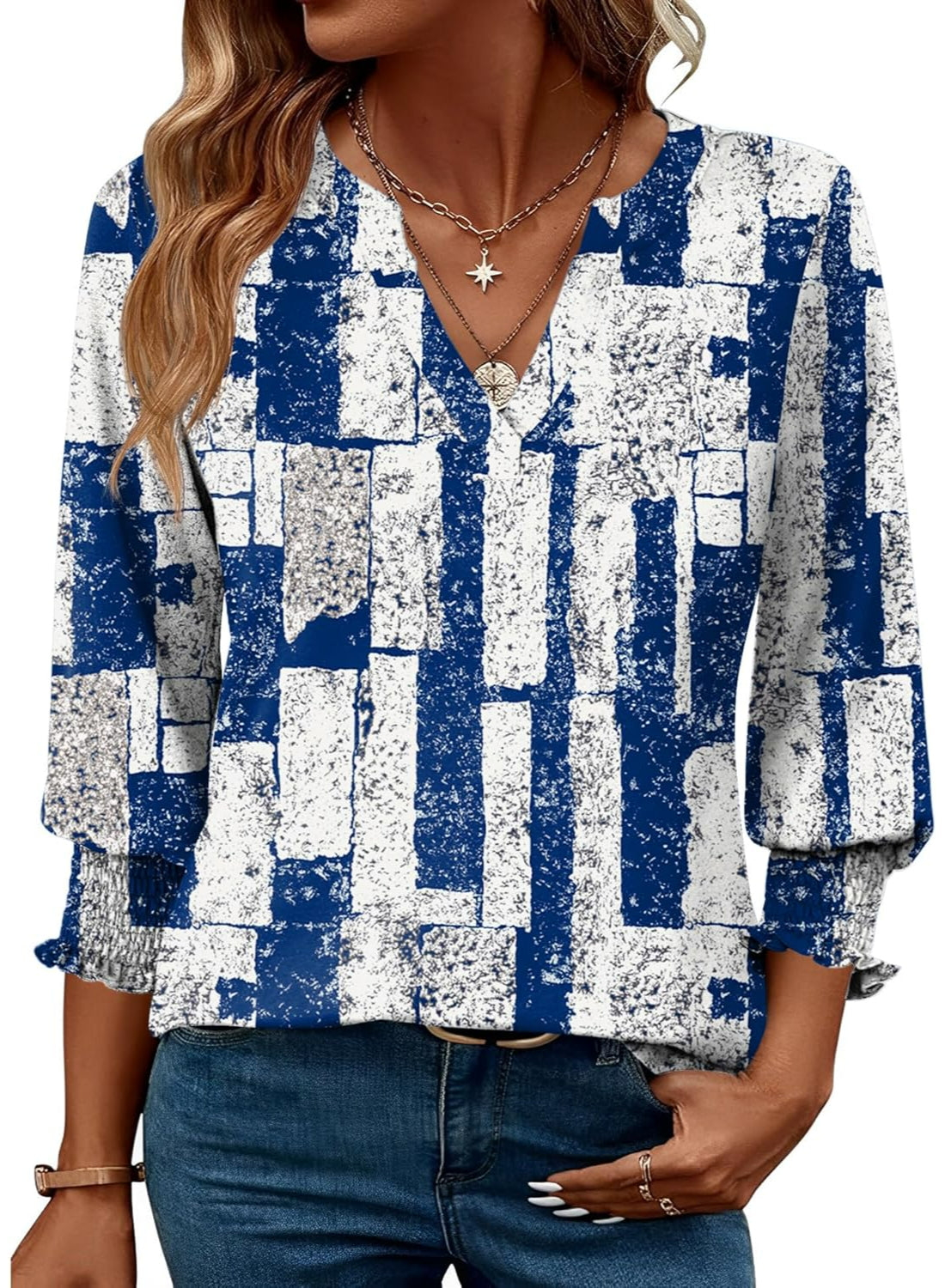Long Sleeve Summer Blouse With Floral Print For Casual Days-My Comfy Blouse